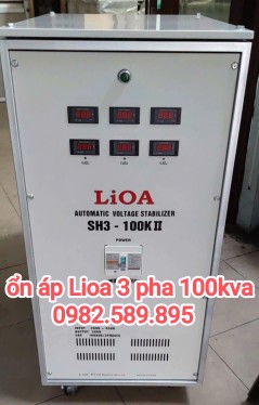 Ổn áp LiOA SH3-100K II Loại 3 Pha đời mới nhất 2026