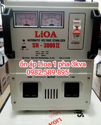 Ổn áp LiOA 3KVA SH-3000 II Loại 1 Pha
