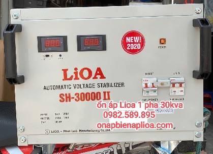 Ổn áp LiOA 30KVA SH-30000 II Loại 1 Pha