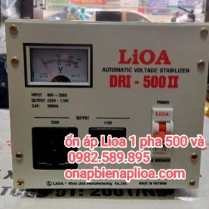 Ổn áp LiOA 0.5KVA DRI-500 Loại 1 Pha
