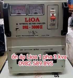 Ổn áp LiOA 3KVA DRI-3000 II Loại 1 Pha