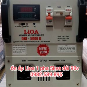 Ổn áp LiOA 5KVA DRI-5000 II Loại 1 Pha