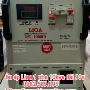 Ổn áp LiOA 10KVA DRI-10000 II Loại 1 Pha