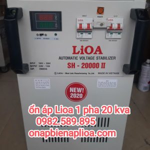 Ổn áp LiOA 20KVA SH-20000 II Loại 1 Pha