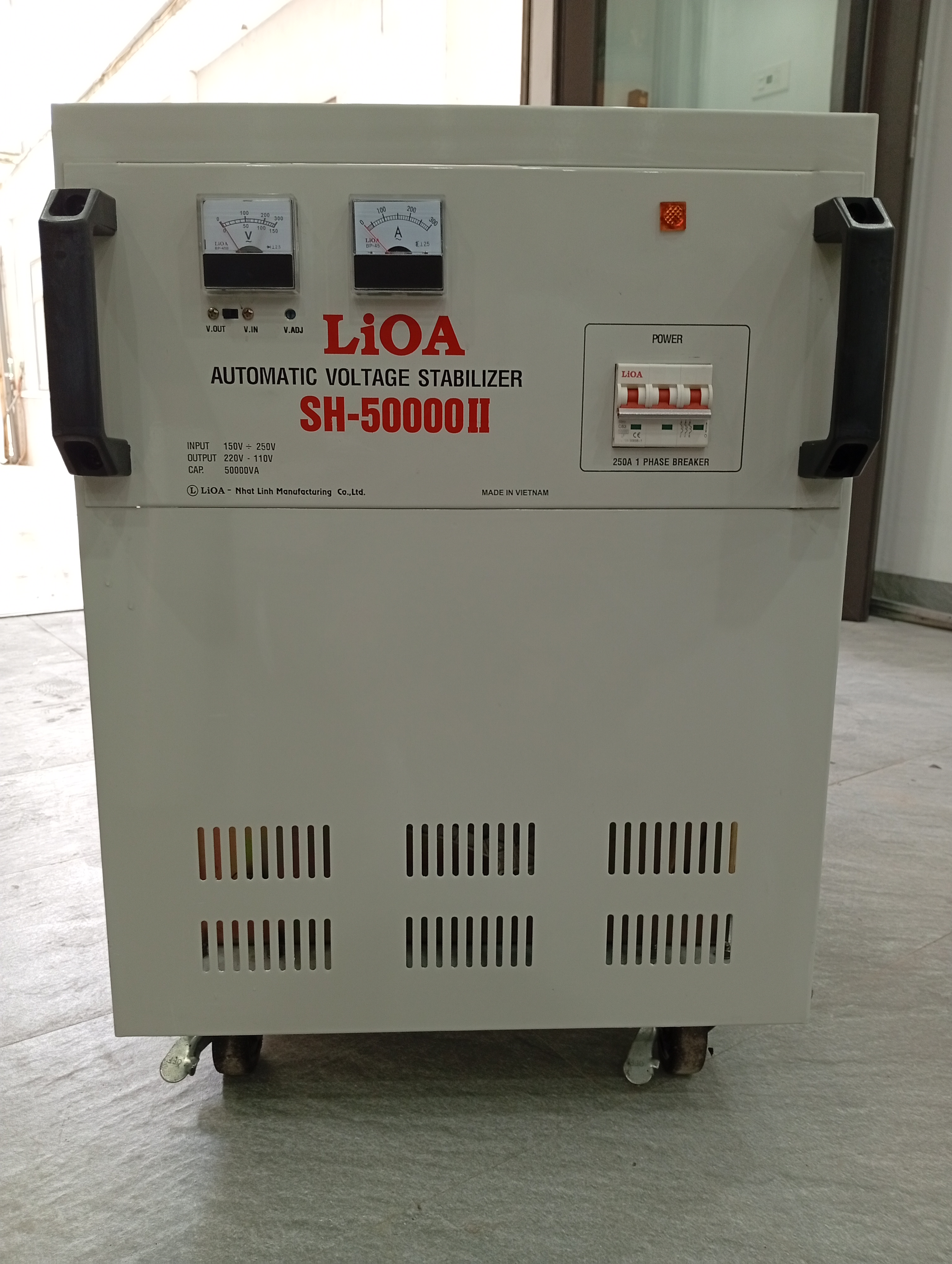 Ổn áp LiOA 50KVA SH-50000 II Loại 1 Pha